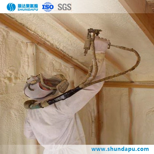 PU Insulation Sda13e Spray Rigid PU Foam for Cold Storage