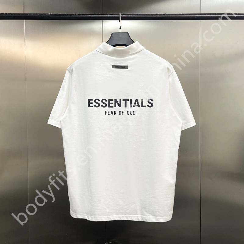 Summer Mens Quality T Shirt Fashion Plain Weave Cotton Lapel Short-Sleeved Polo Shirt with Logo Custom Logo Printed Daily Style