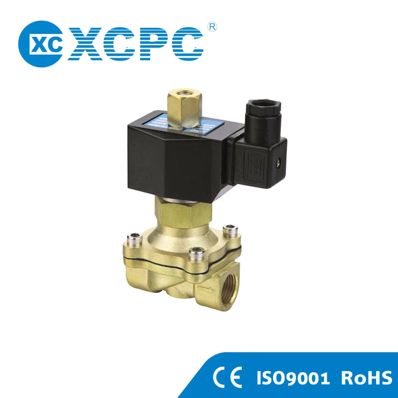 2W Series Normal Open Type Brass Solenoid Valve