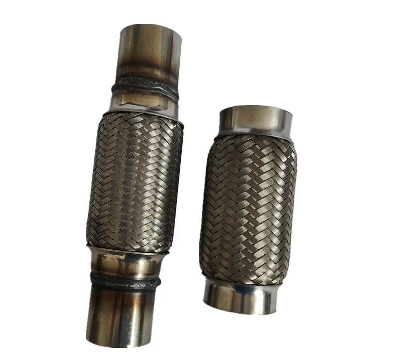 Customized Auto Accessory Flexible Exhaust Pipe for Car Stainless Steel Braided Exhaust Flex Tube