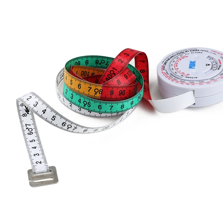 Heart-shaped Body Mass Index Retractable Measure BMI Calculator Tape for Diet Weight Loss