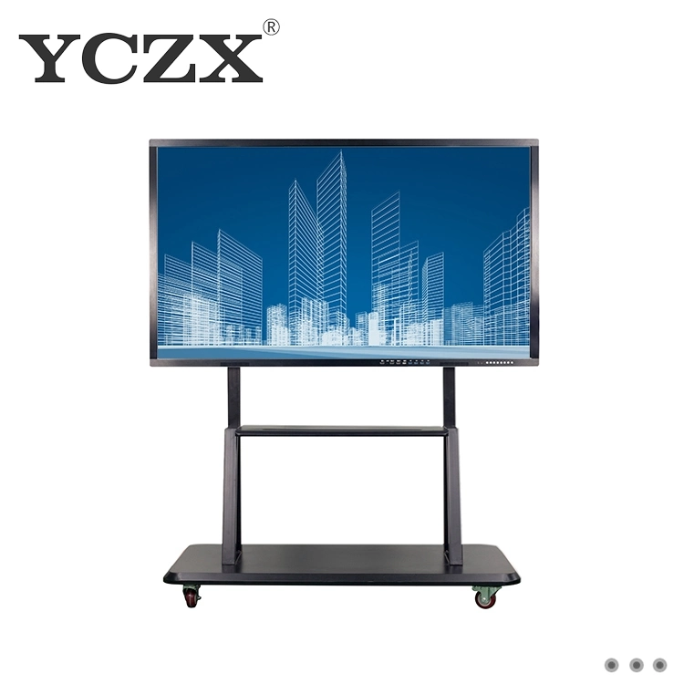 Yczx 75 Inch Interactive Smart Board Display Infrared 4K 8K Promethean Interactive Whiteboard