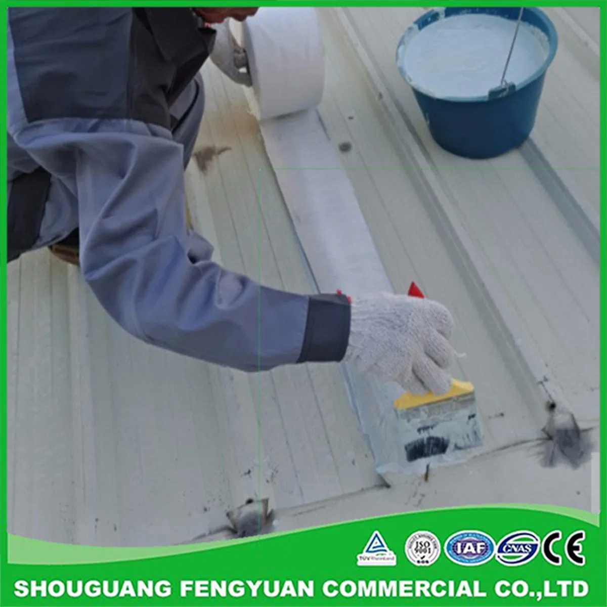 Zinc Metal Roof Used Waterproof Coating for Anti Corrossion, Anti Water