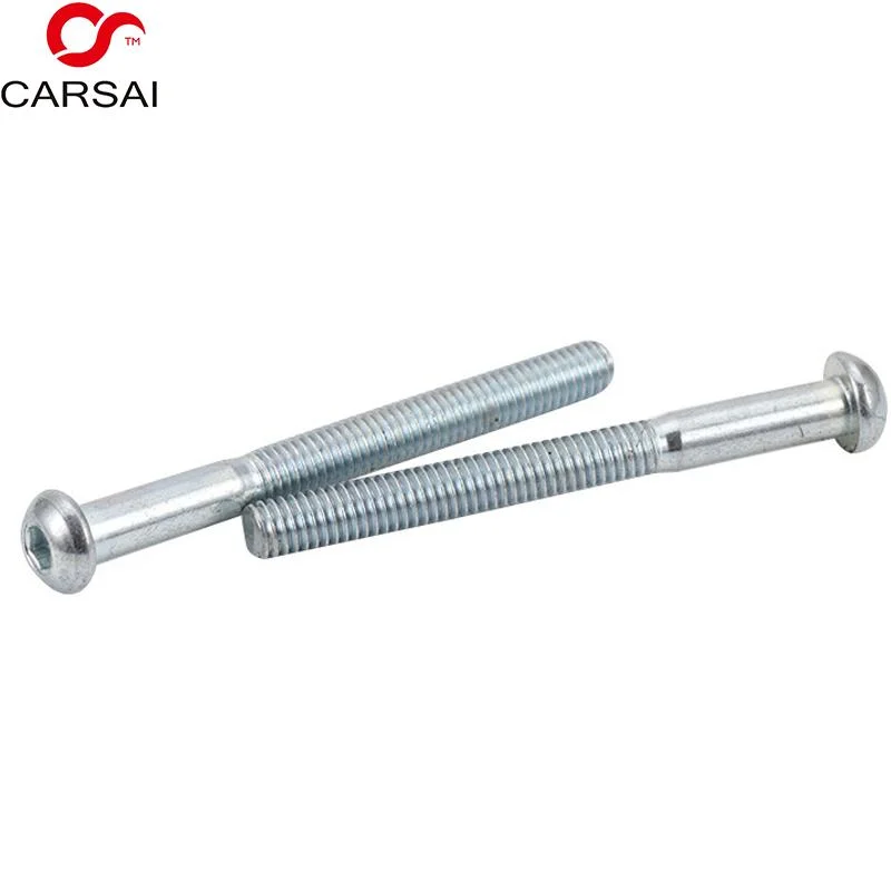 Acero inoxidable o galvanizado de cabeza cilíndrica de tornillos de cabeza hexagonal tornillos con cabeza de la Copa de la mitad la rosca para los equipos eléctricos