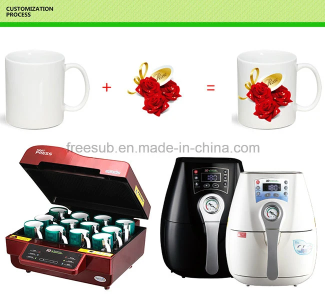 Freesub Heat Press Ceramic Mug with Sublimation Coating (SKB-01)