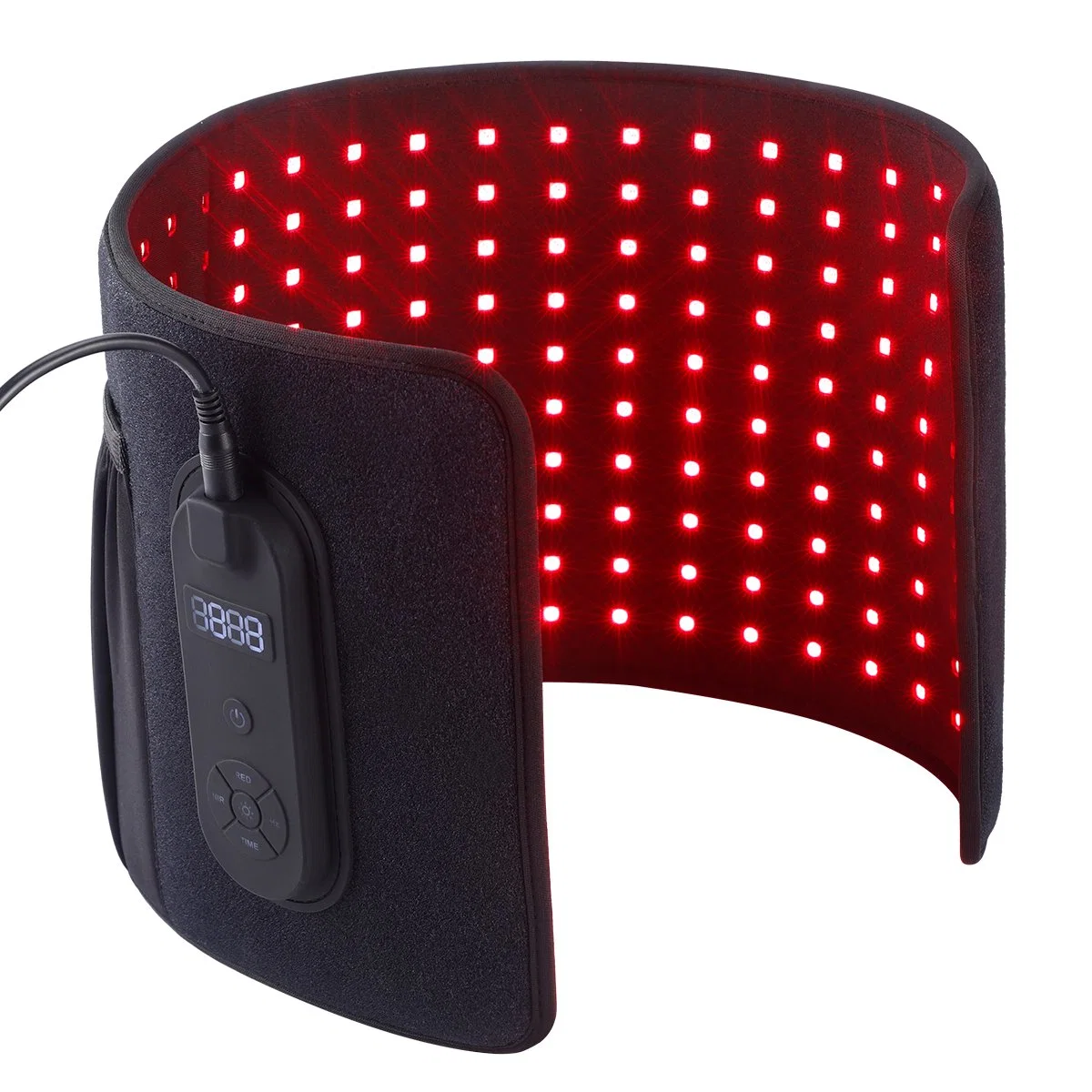 Pulso Slimming 660nm 850nm Infrared Warp LED Luz roja Cinturón de terapia