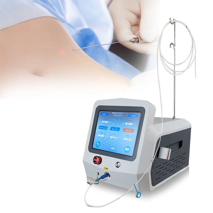 980nm 1470nm Lipolyse Fettentfernung 980nm Laser Collagen Regeneration Face Lifting 1470nm Laser Body Slimming Lipo Skulptur Lipolyse Laser-Gerät