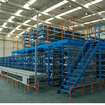 Heavy Duty Warehouse Multilayer Storage Shelf Steel Mezzanine Rack with Fire-Fighting Floor