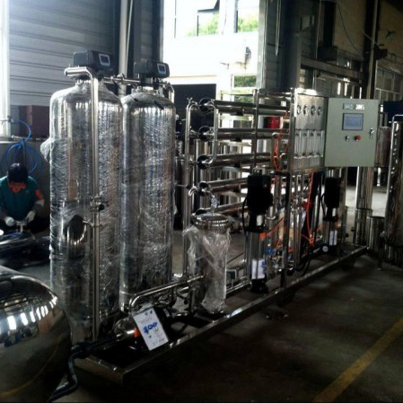 نظام تنقية المياه من خلال نظام أوزموسيس الثاني من الفئة RO Pure Water فلتر مياه محطة المعالجة