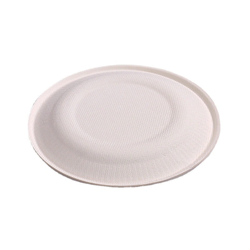 8" 3 compartimentos Clamshell desechable degradable Sugarcane bagasse Kitchen Ware Vajilla Alimentos biodegradables Cubertería de comida de China