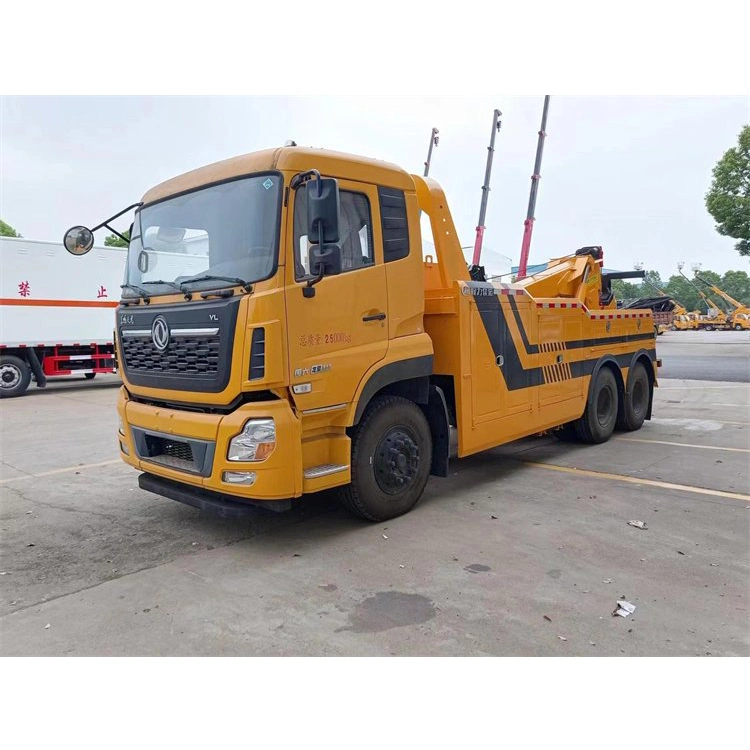 Dongfeng 6X4 Heavy Duty Wrecker Truck Emergency Road Rescue Tow Vehicle for Sale