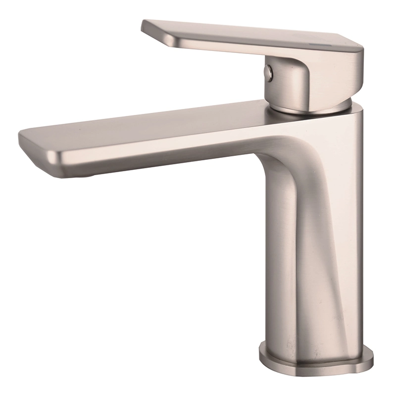 Bathroom All Copper Body Hot and Cold White Basin Faucet