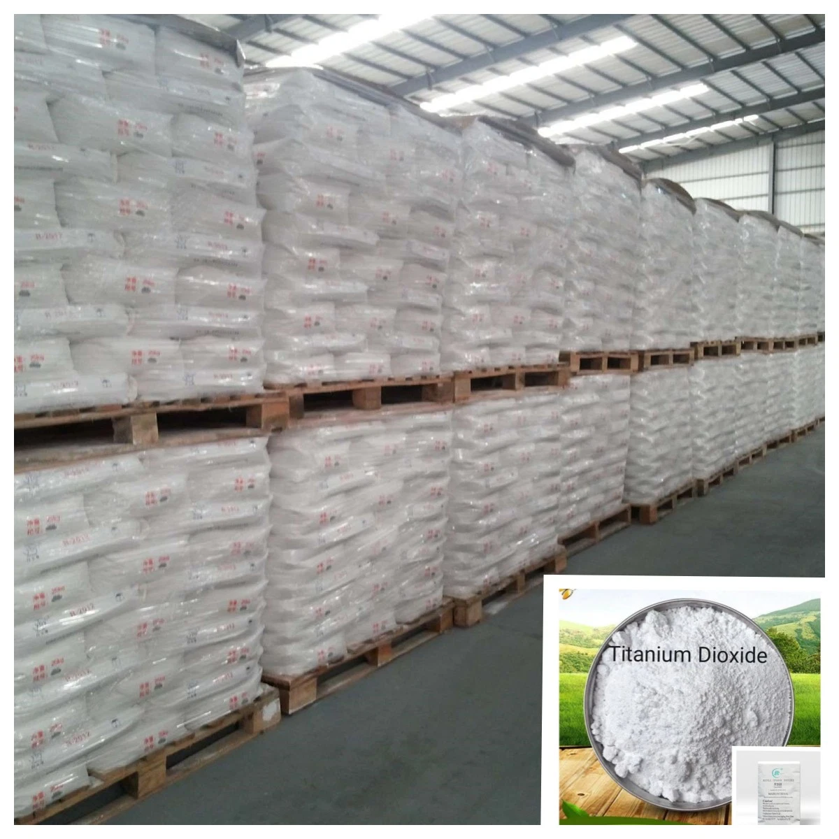 Rutile Grade Titanium Dioxide TiO2 Ceramic Pigment Chemical Powder Plastic/Paint/Rubber/Building Materials