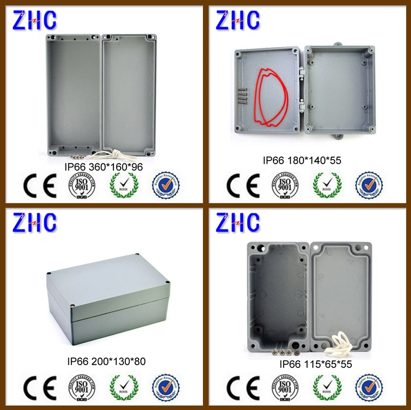 150*100*80 resistente al agua IP66 caja de empalmes de metal de aluminio Caja de conexión por cable