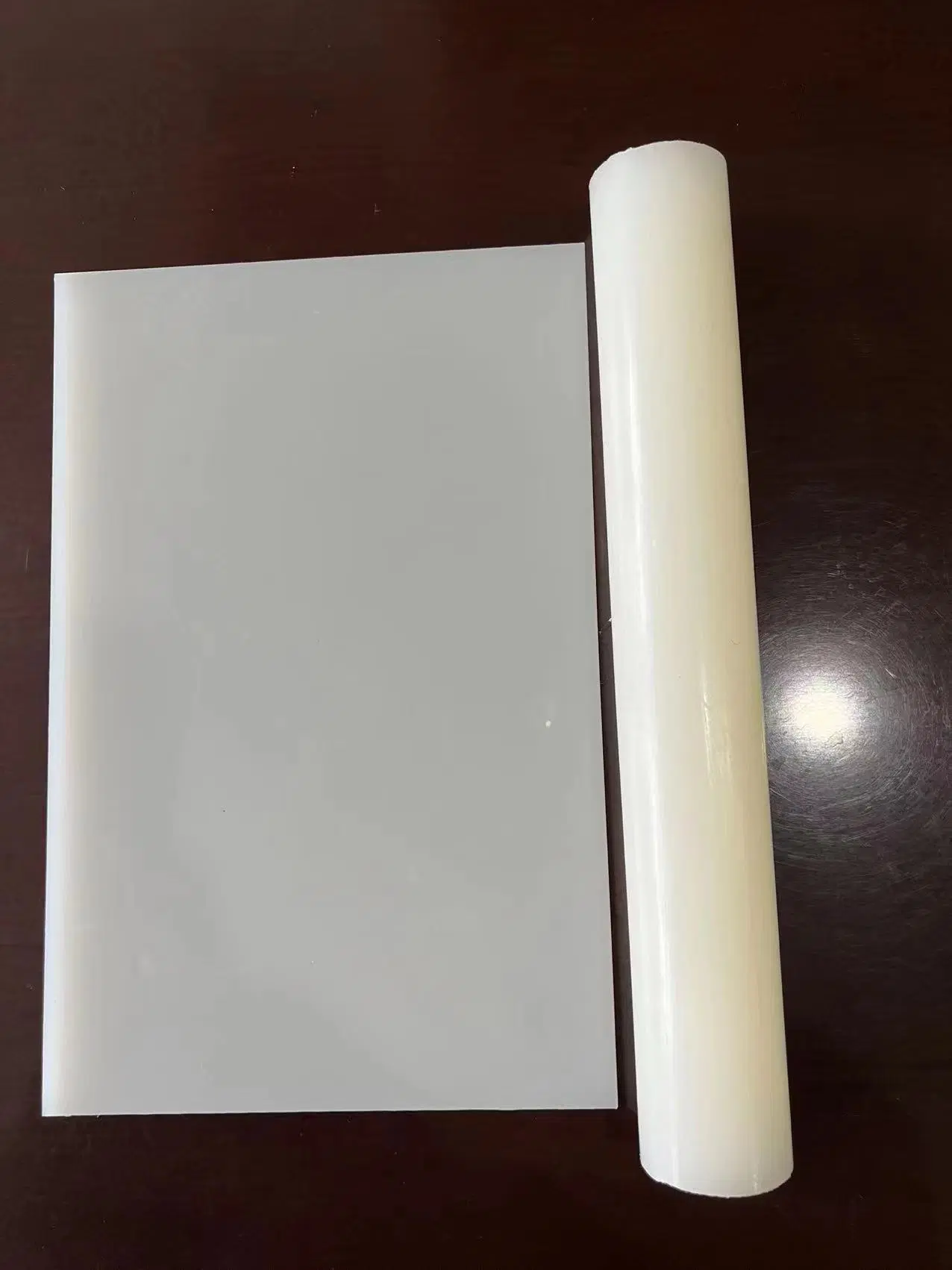 Natural PVDF Resin Made Anti Corrision Plastic Sheet Rod Chemical Liner for Valve Pump Tank