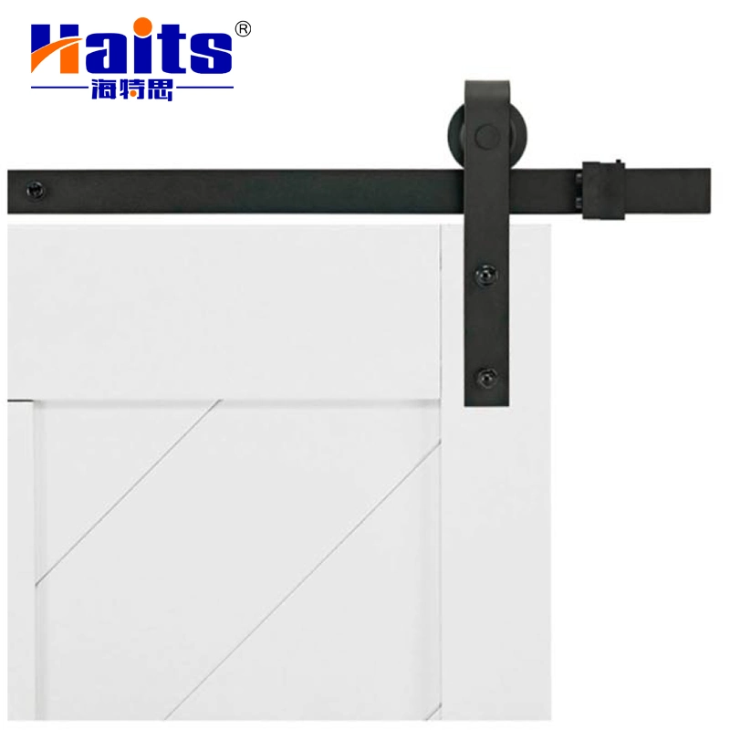 Sliding Barn Door Handle Black Color J Shape U Shape Door Hardware