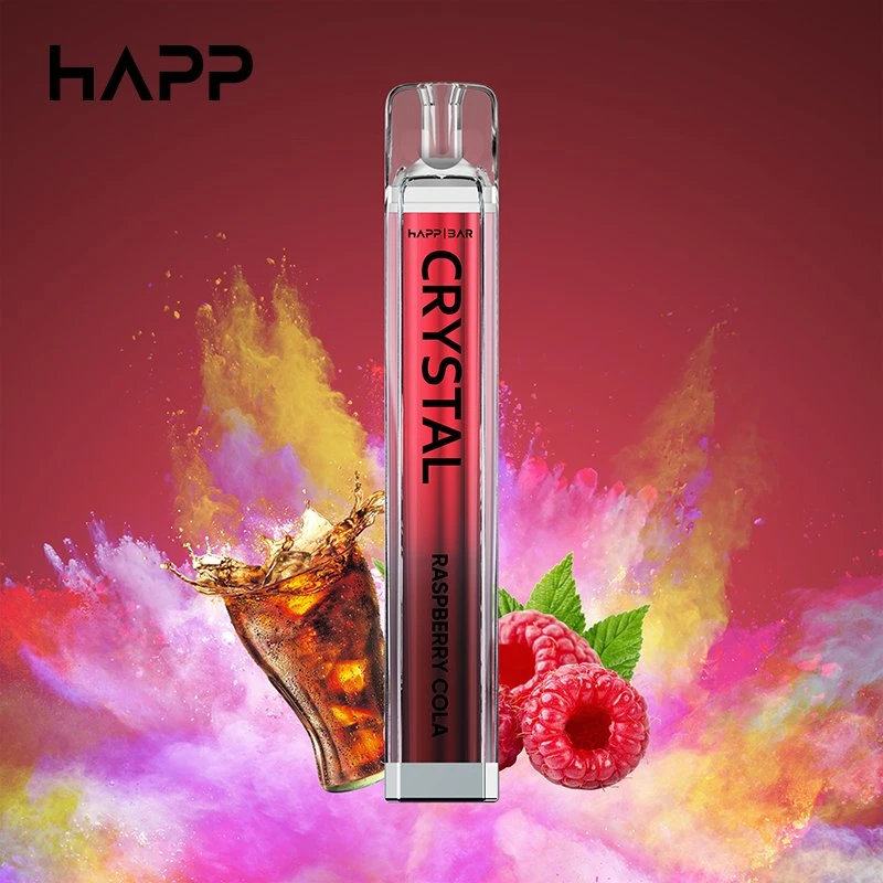 Оригинальный оптовый Happ Bar Crystal 2% NIC Disposable Vape 600 шайб