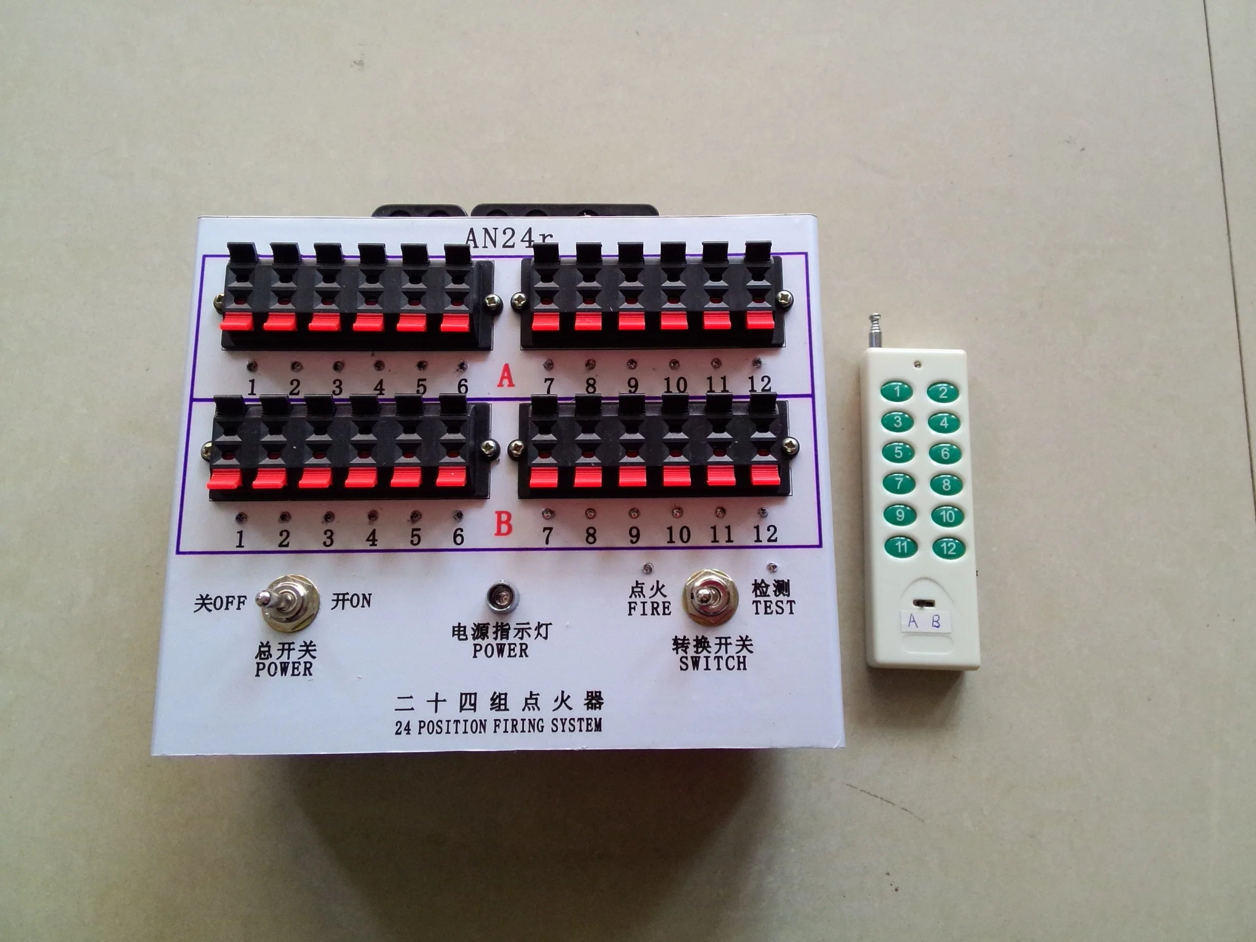 An24r Wholesale/Supplier 24 Cue Fireworks Wireless Firing System Pyrotechnics Remote Controller