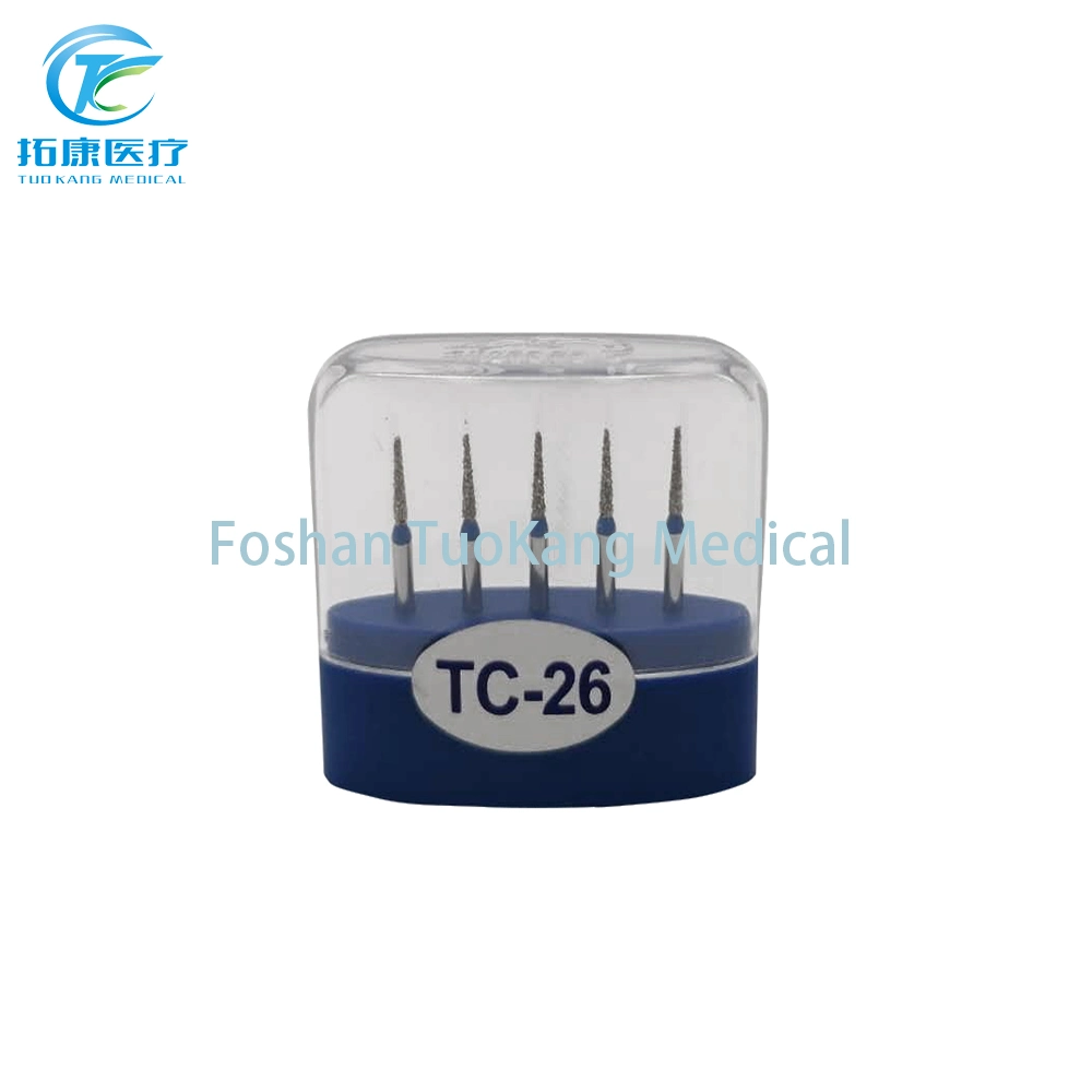 Polaco Dental rebabas Diamond 5pcs/Pack serie tc