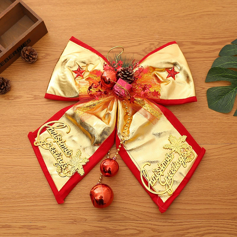 Colorful Christmas Decoration Bow for The Hotel Mall Christmas Tree Accessories Big Bowknot