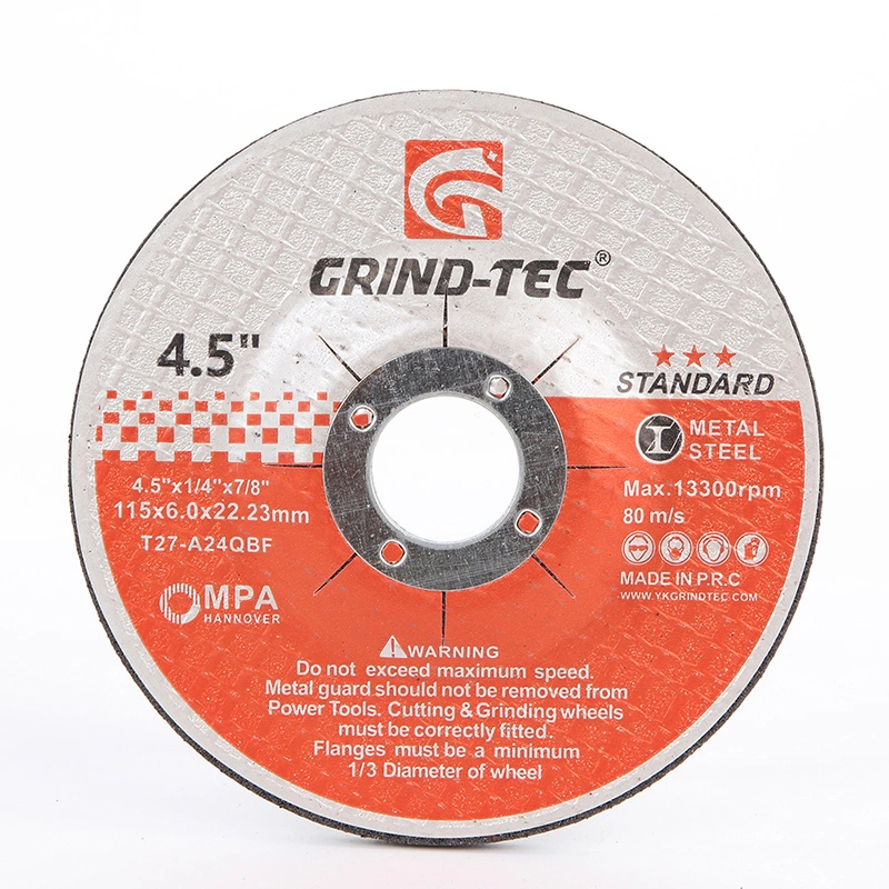 4.5" 115X6X22.23mm Grinding Wheel for Inox/Metal