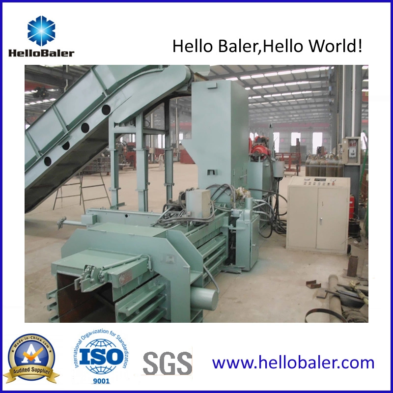 Big Sale Horizontal Hydraulic waste paper, waste textile, waste clothes strapping pressing machine