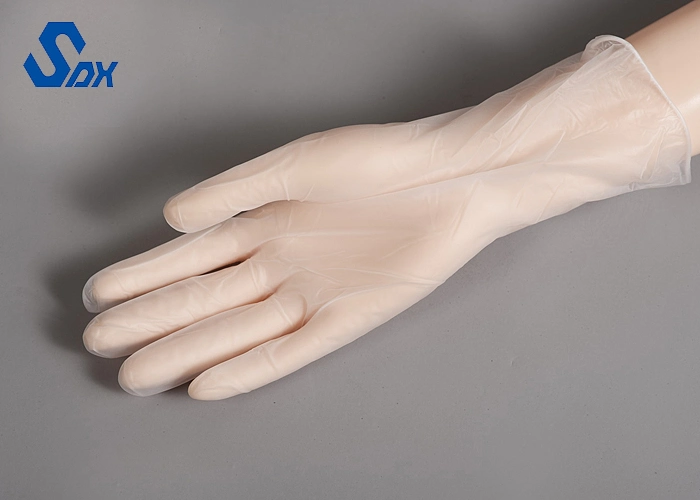 Electronics Semiconductor Chemical Resistance PVC Cleanroom Gloves