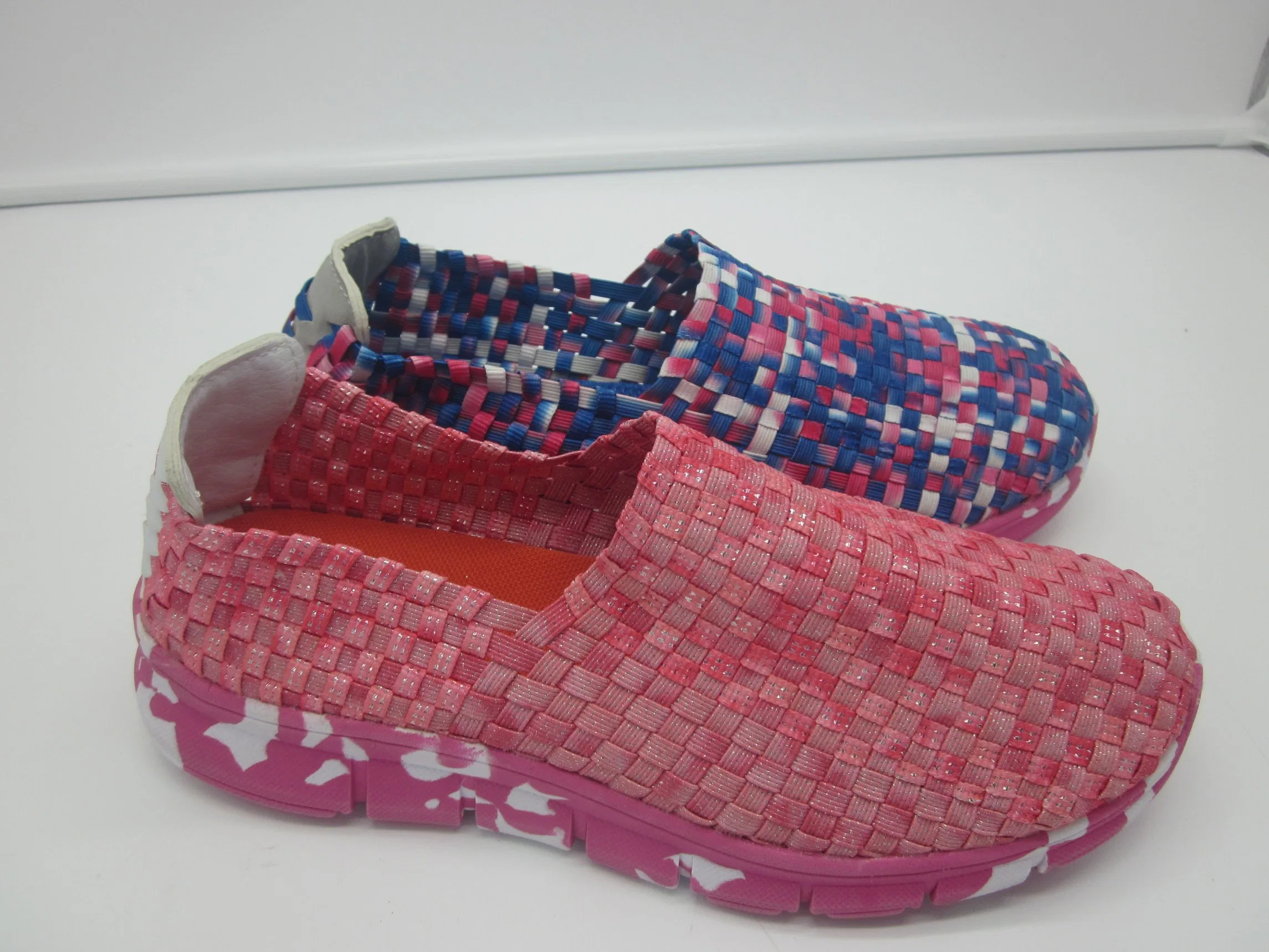 Hand Made Elastic Slight Woven Shoes for Women