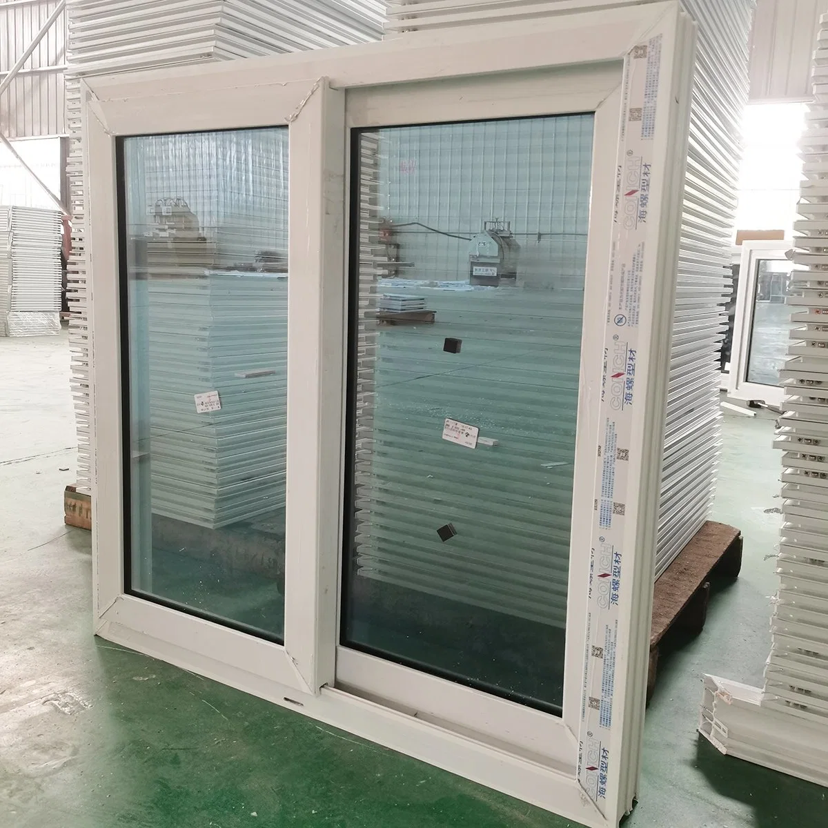 Hurricane Protection UPVC Plastic Glass Sliding Doors and Window