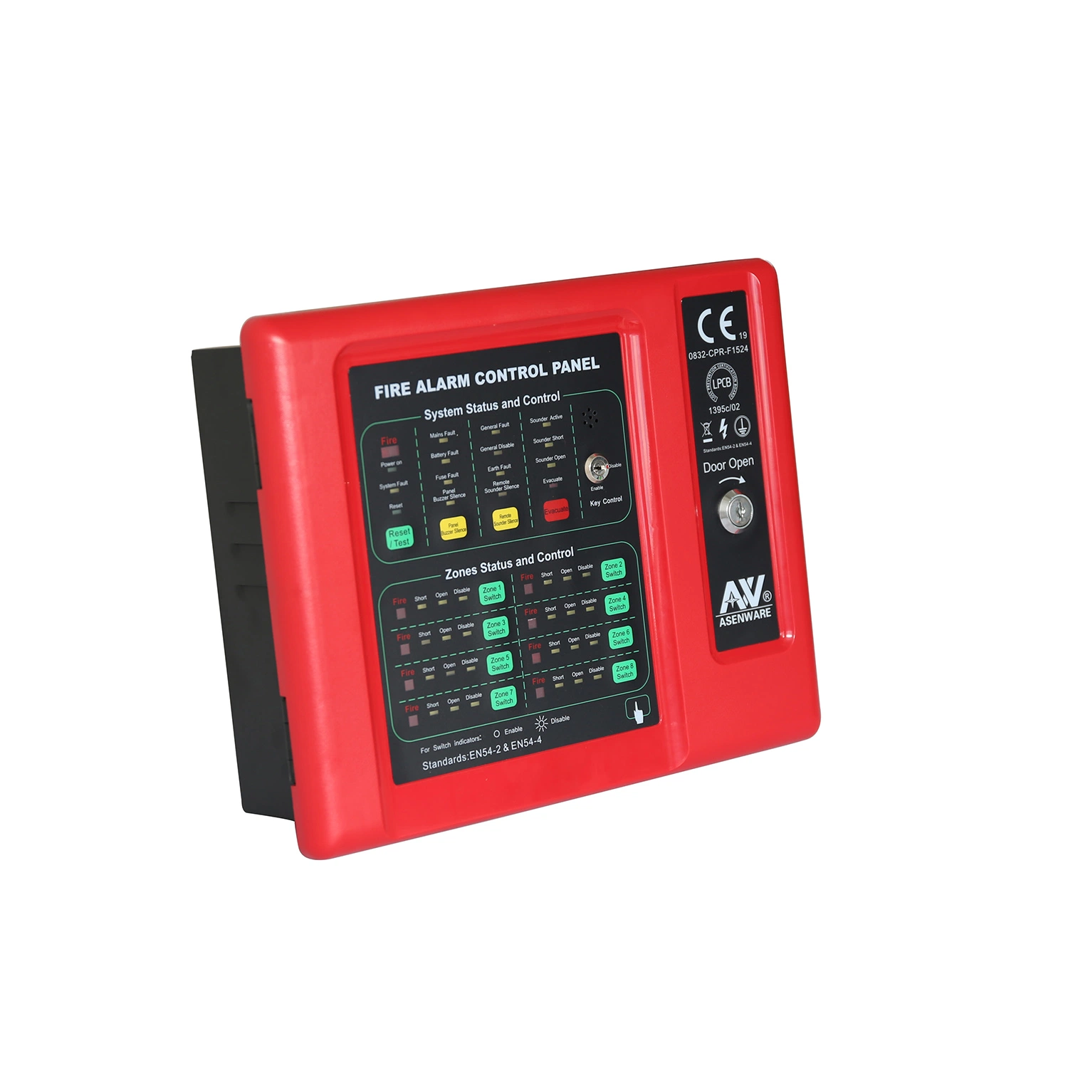 Industry 24V Use Warehouse or Building Fire Alarm System Control Panel