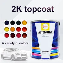 Good Coverage High Chroma Acrylic Auto Paint High Application Car Paint Kuchen HS 2K Topcoat White K201