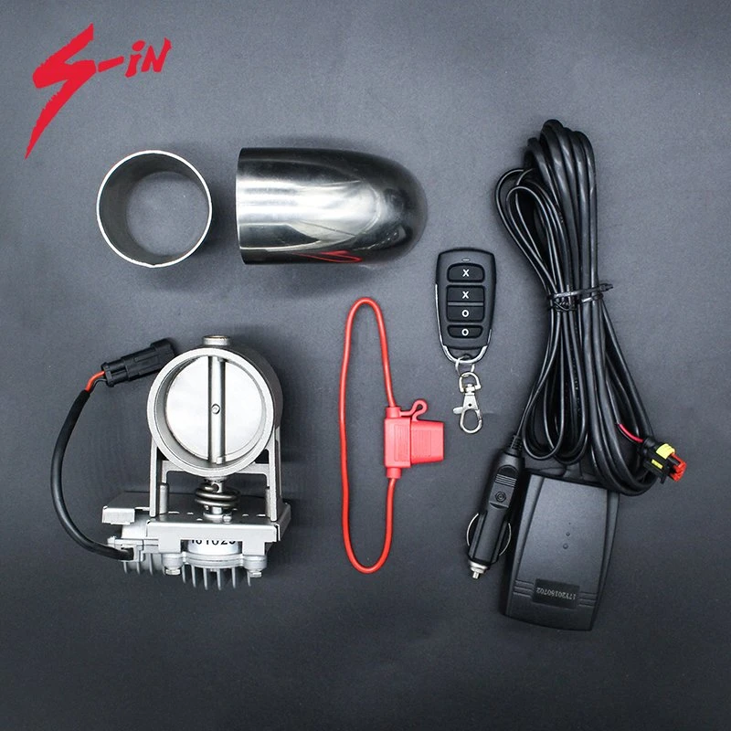 New SS304 Worm Electric Valve Exhaust Cutout with Remote Control