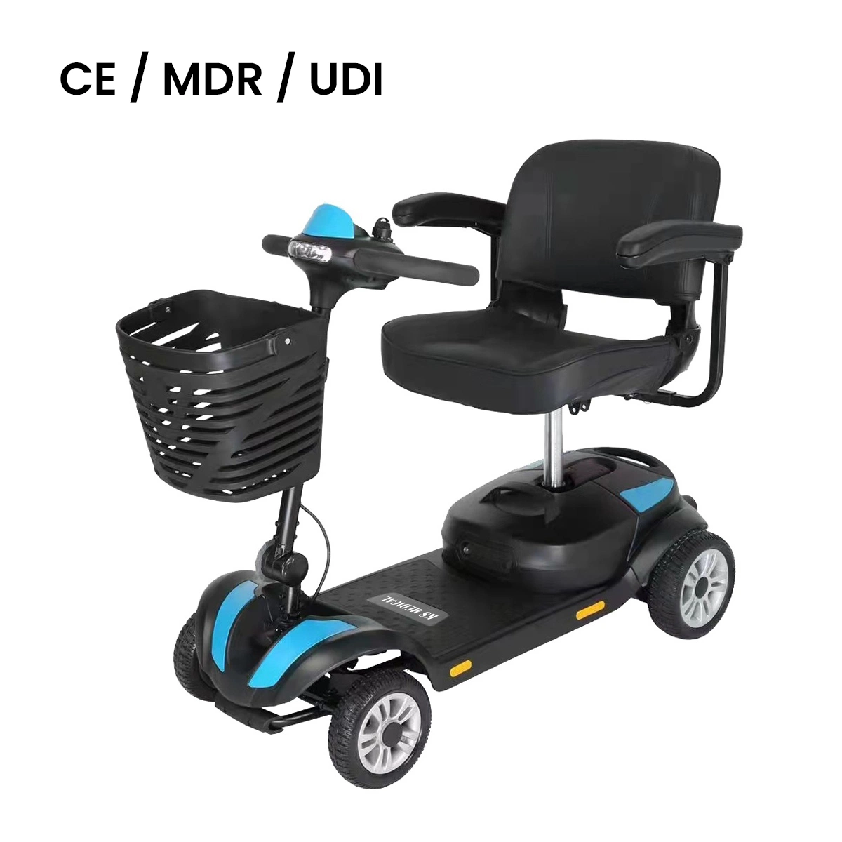 Ksm-906 Powerful Folding Mobility Electric Scooter 4 Wheel E-Scooter Portable for Elderly Scooters Electric 4 Wheel for Sale