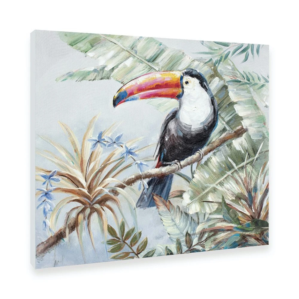 Belle décoration murale Parrot Photos Art Decor Handmade Huile sur toile