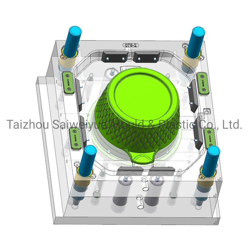 Plastic Round Cake Bread Container PP Drink Bottle Wine Basin Injection Mould