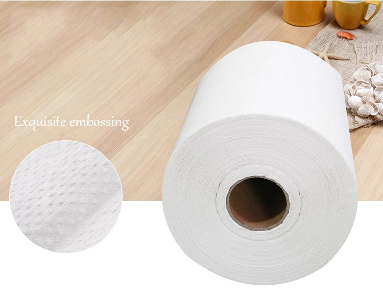 Desechables de alta calidad Premium Ulive Mano Blanca Rollo de papel toalla