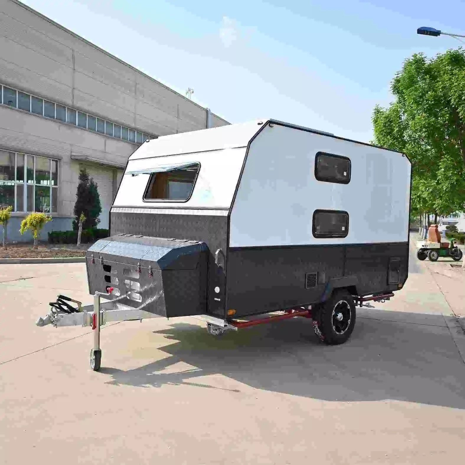 Outdoor High quality/High cost performance  Luxury Travel Trailer Self-Driving Tour Vacation off-Road Camper Trailer