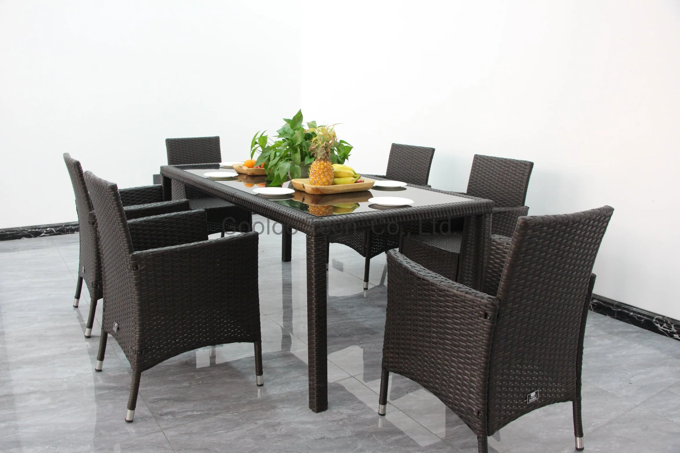 Rattan Modern Outdoor Indoor Factory Price Dining Table Set