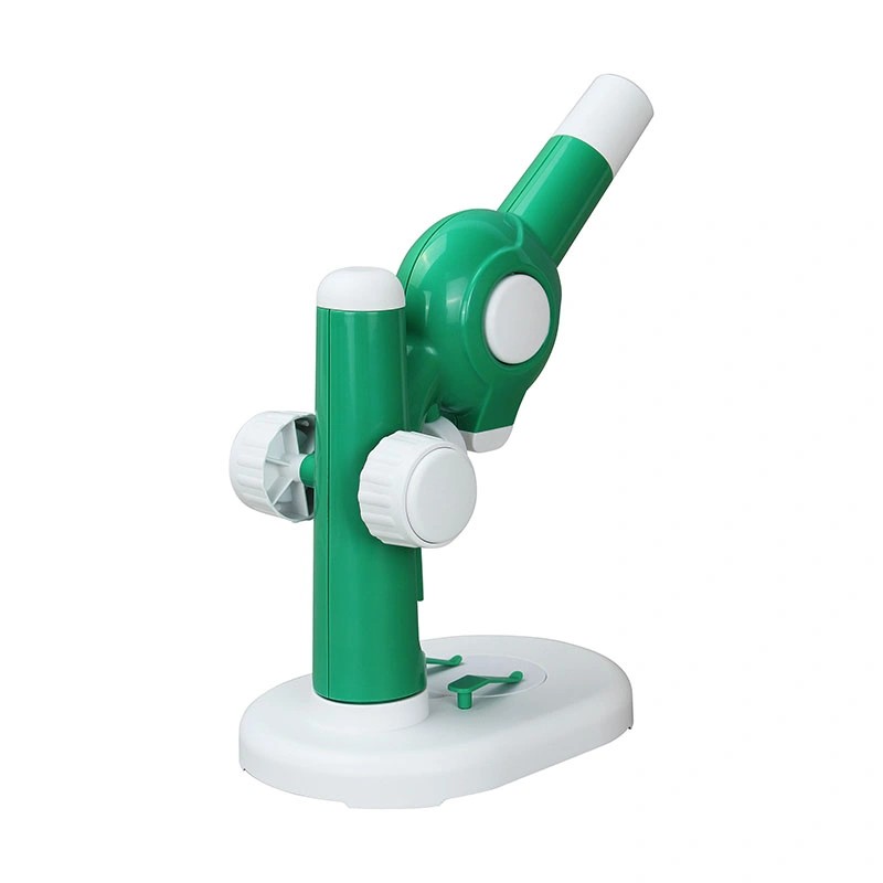 Drei Farben Mikroskop Spielzeug Lernspielzeug mit LED