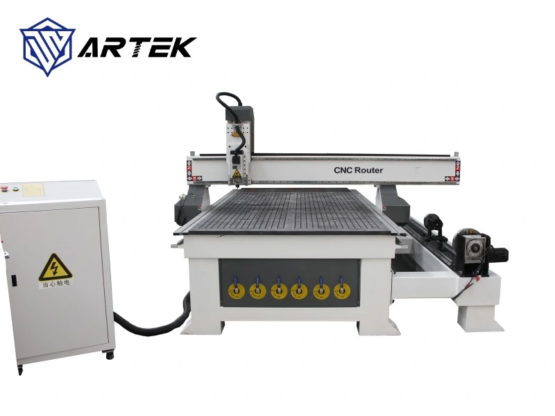 Producer CNC Router 4 Axis 1325 Engraving Cutting 4*8 Feet