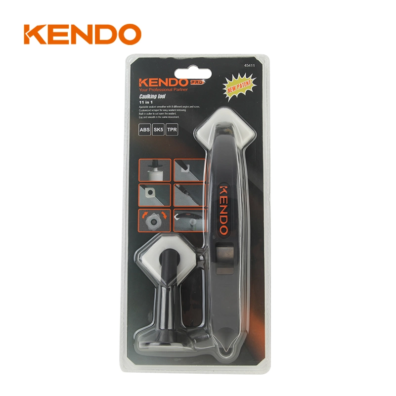 Kendo 11 in 1 Caulking Tool 2PC Set Ideal for Removing The Seal, Re-Sealing, Repairing The Gap and Cleaning The Residual Glue Easily