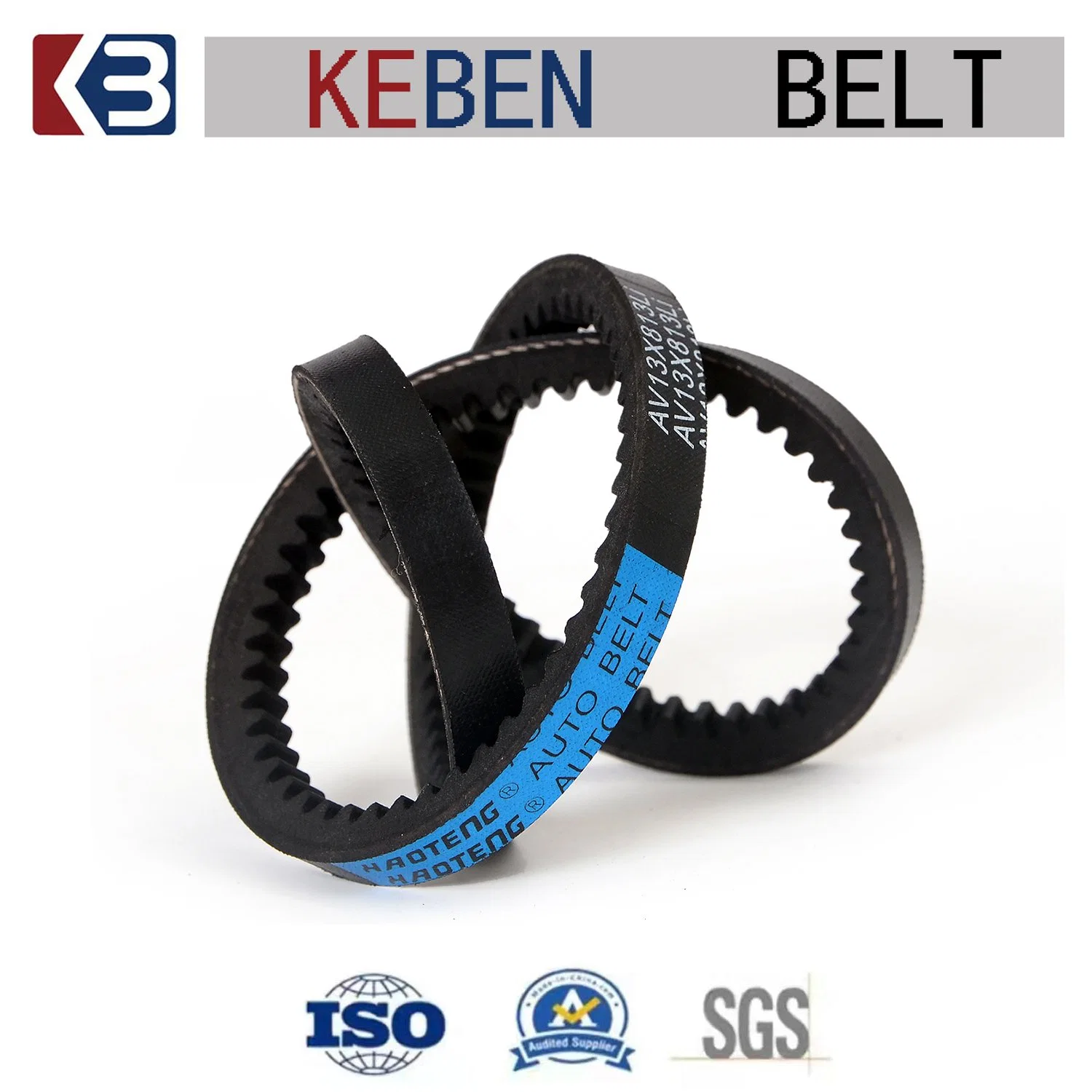 A31 B41 B51 B61 B32 B1350li Rubber Toothed Belt Automobile Rubber Teeth Belt Auto Fan Belt