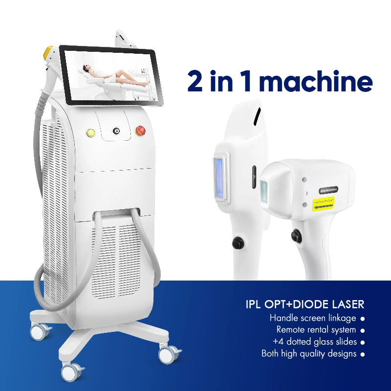 Multifunction 4 in 1 Elight IPL Opt RF ND YAG Laser Tattoo Removal Hair Removal Machine Diode Laser Beauty Equipment