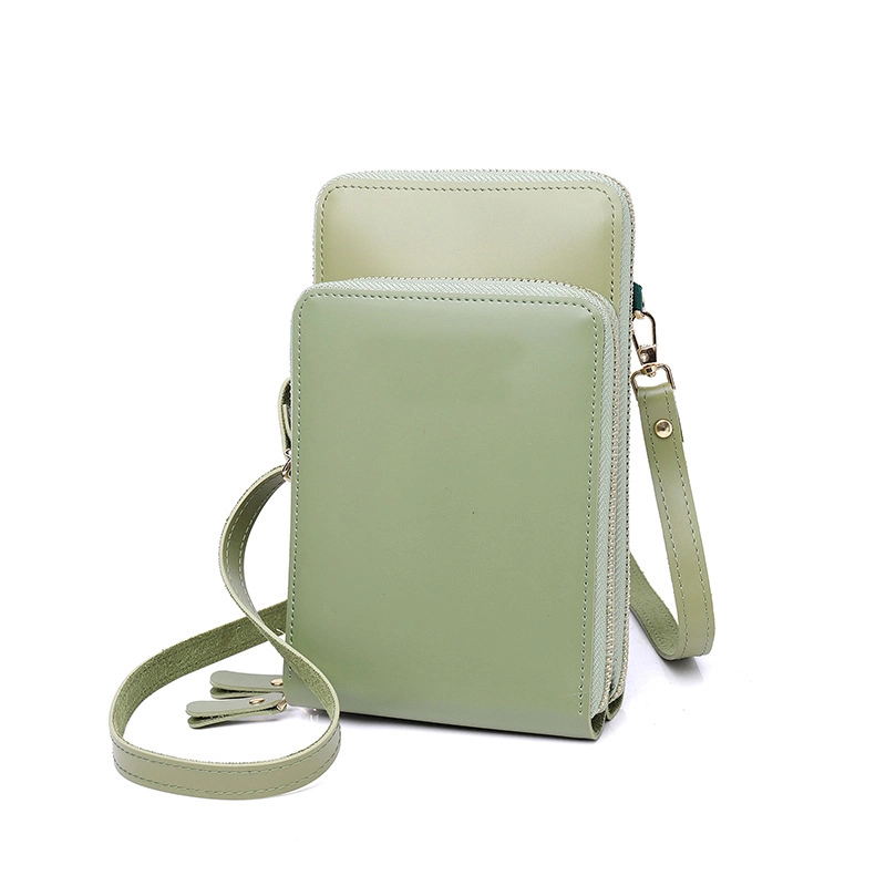 Summer Colorful Small Phone Pouch Women Crossbody with Slots and Long Strap