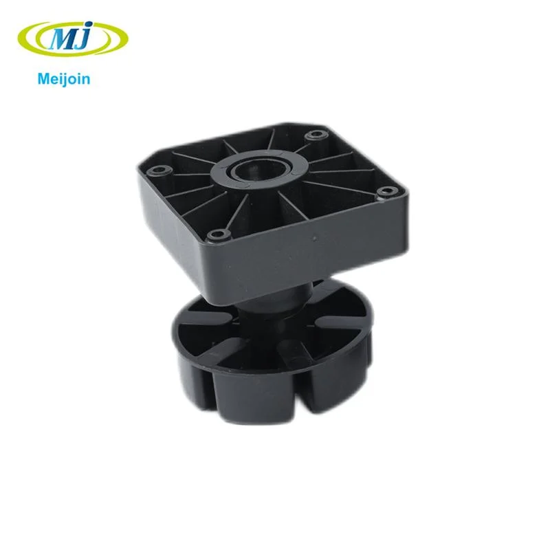 Black 90-130mm Screw on Type Hot Sale Kitchen Plinth Cupboard Foot