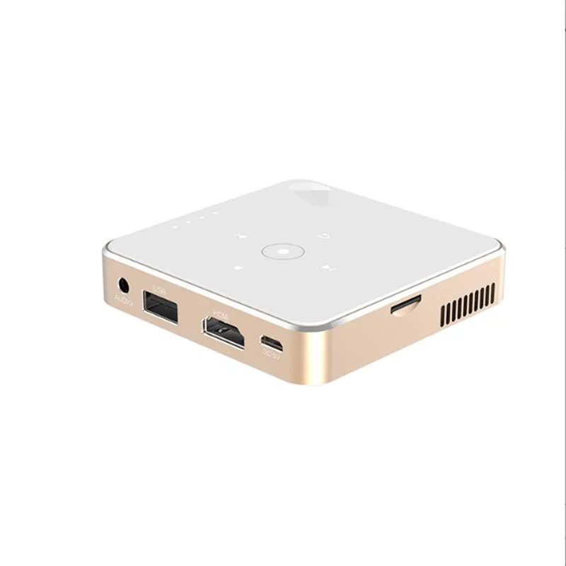 Projector Mini HD pequeno DLP portátil Pico projector