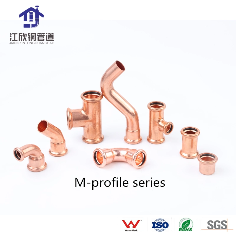 Copper M-Profile Press Series 90 Degree Elbow Water Pipe Fitting