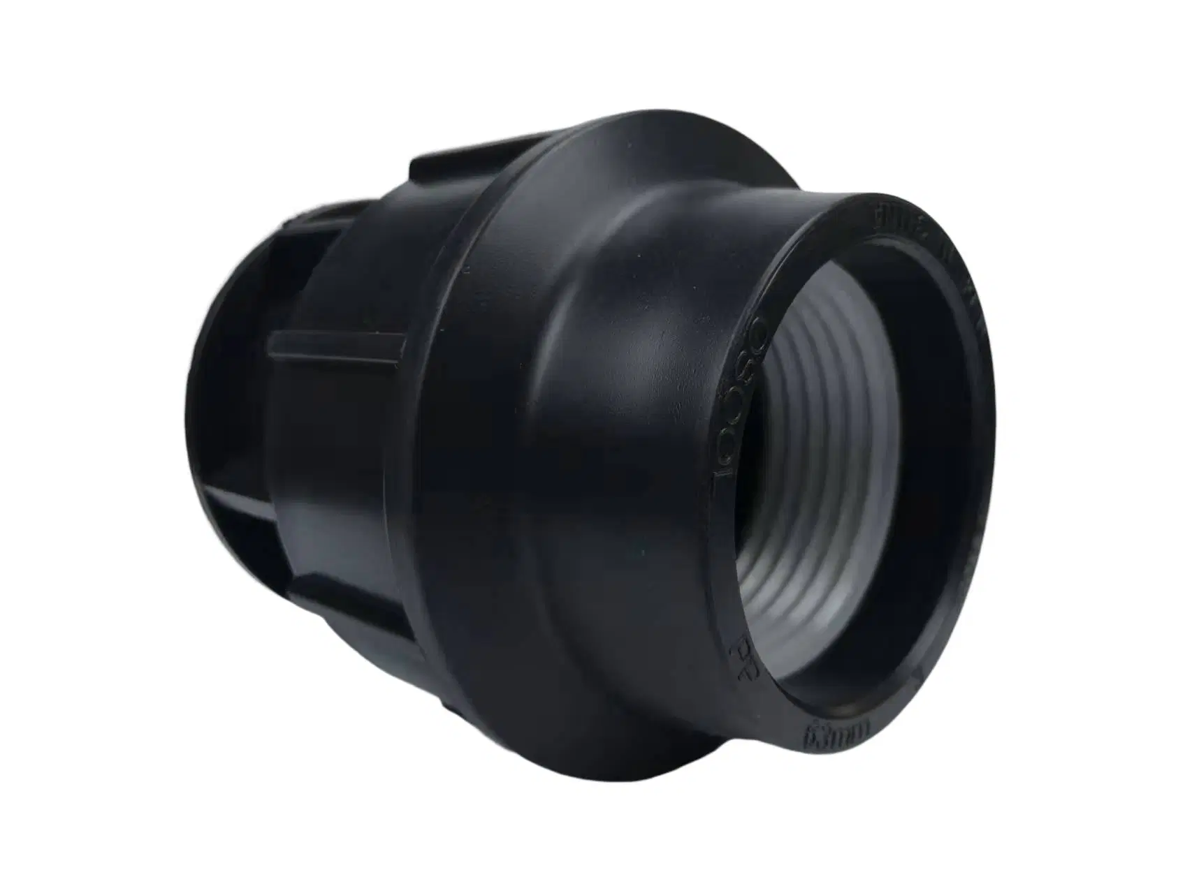 PP Compression Ftitting Pn10 Pn16 All Black End Cap PP Fittings