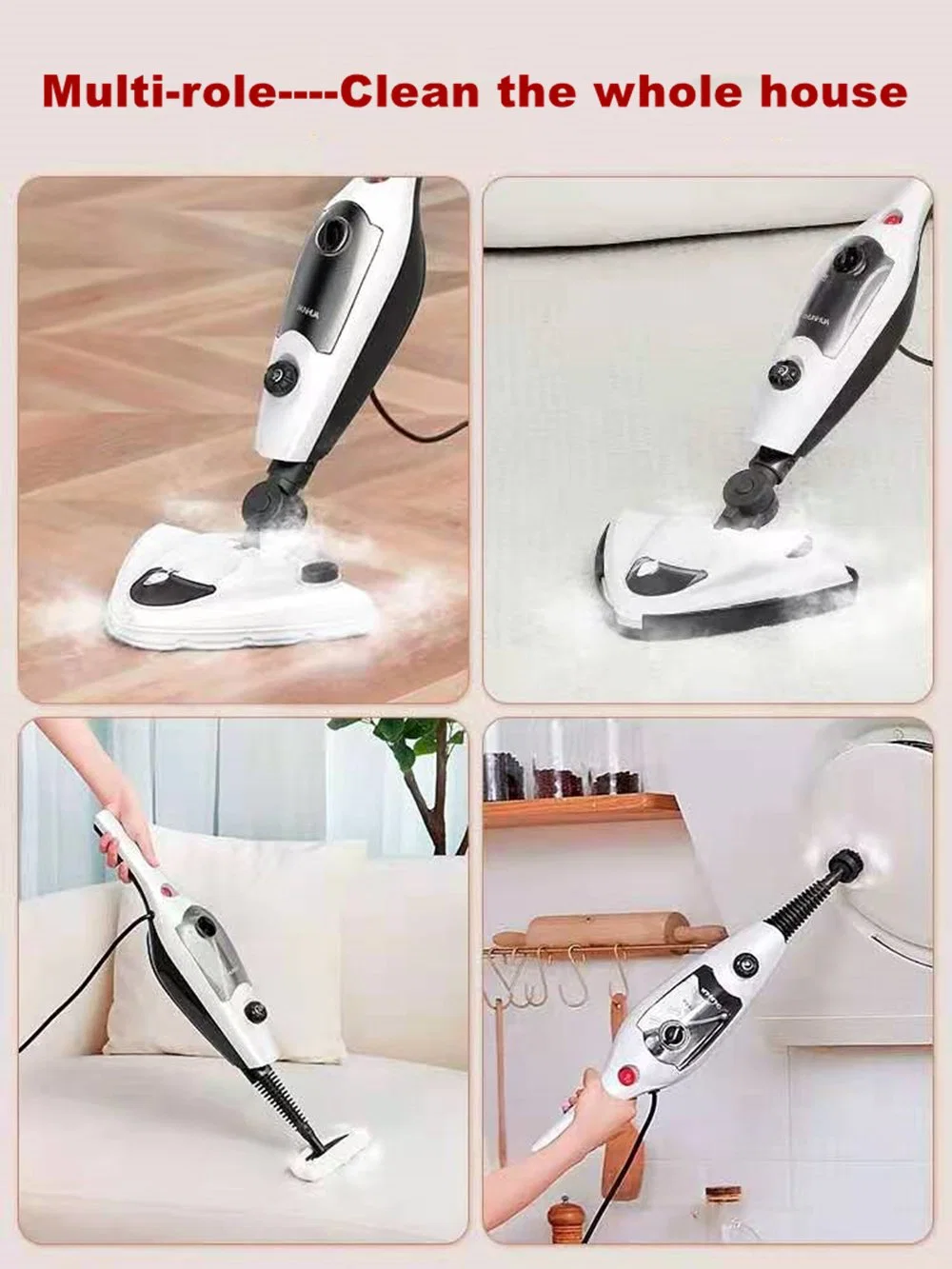 Steam Mop, Multifunctional Steam Cleaner