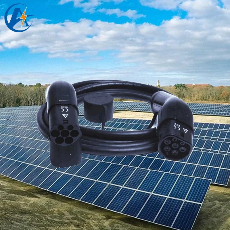 Fast-Charging 3 Phase 32 to 43 Kw Solar EV Charger with Solar Powered Electric Car Chargers Type 2 EV Charging Station